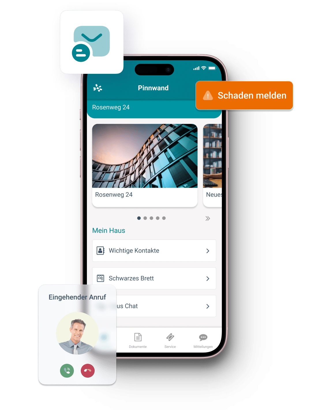 Schaden melden — Casavi App